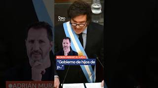 Murano se hartó: "Gobierno de hijos de p..."