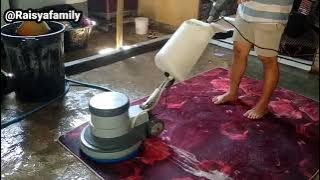 Review Polisher karpet || Cara Menggunakan #subscribe #Raisyafamily #cucikarpet