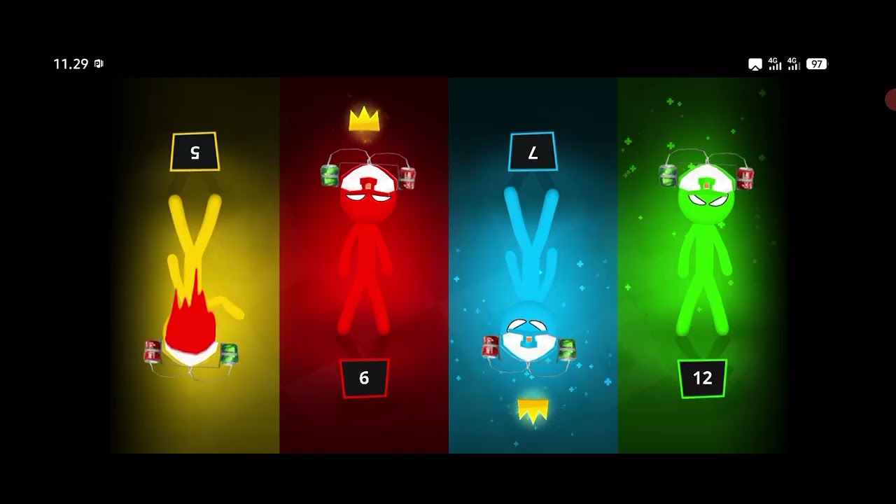 Stickman Party 1–4 Players | Super Hard Mini Games | Stickman Party Part 93