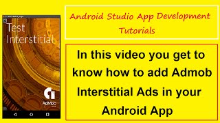 How to add Admob Interstitial Ads in your Android App - Android Tutorial