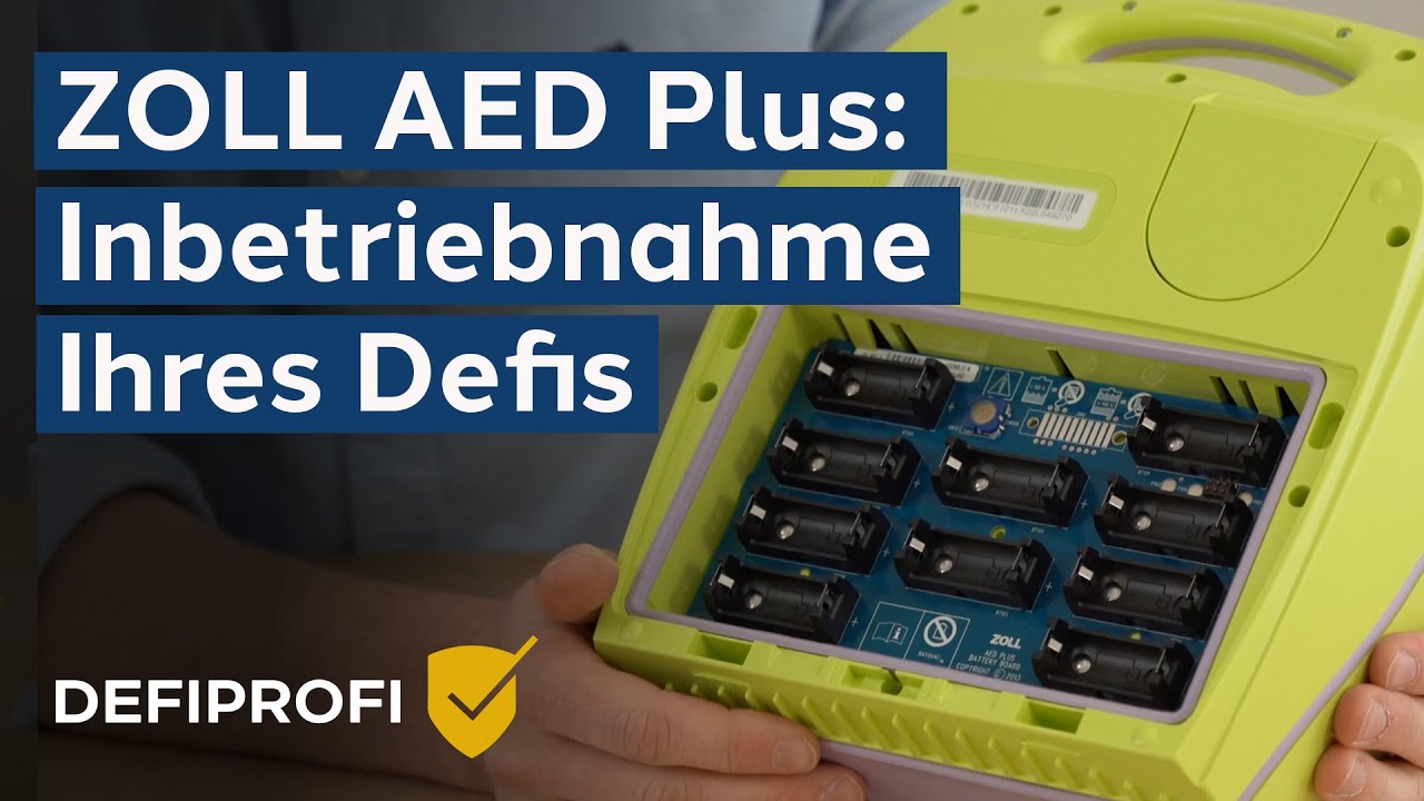 Inbetriebnahme des Zoll AED Plus: Schritt-für-Schritt Anleitung