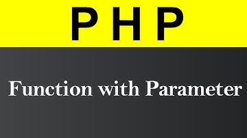 Function with Parameter in PHP (Hindi)