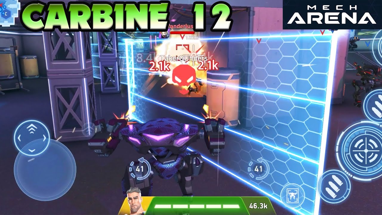 I Got Maxed Rank Carbine 12's On My Panther - Mech Arena