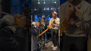 Paul McCartney plays the Trumpet with Stephen Colbert #shorts