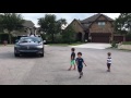 Kids Dancing to Model X Light Show