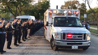 'Heartbreaking loss': Procession for Chicago cop who died by suicide