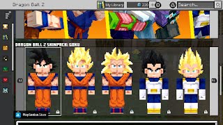 All 17 Official Dragon Ball Z Minecraft Skins! screenshot 1