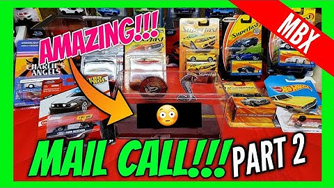 (Mail Call) Part 2 Unboxing | Hotwheels, SUPERFAST Matchbox & more!