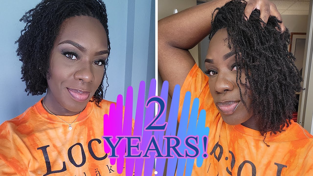 DIY Microlocs | 2 YEARS!!! | 2 YEAR LOCAVERSARY | Loc Journey