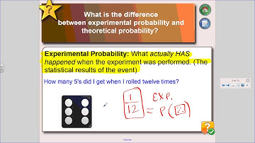 Lesson Video 7.41 Experimental vs Theoretical Probability