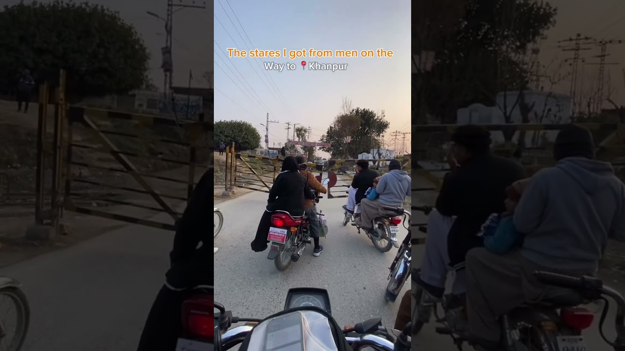 Being a solo female biker, stares i get 