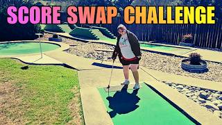 SCORE SWAP #minigolf Challenge - Hidden Valley Minigolf, Fort Worth, Texas