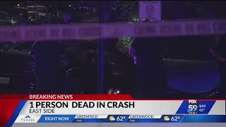 2 car crash leaves 1 dead, 3 injured