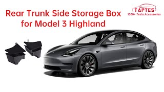 TAPTES® Central Storage Organizer for 2024 Tesla Model 3 Highland