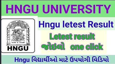 Hngu letest Result 2022 - letest result hngu today - mocm sem - 2 & 3 result hngu