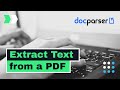 Extract text from PDF