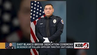 Fallen Bloomfield police officer to be honored with bridge dedicated to him