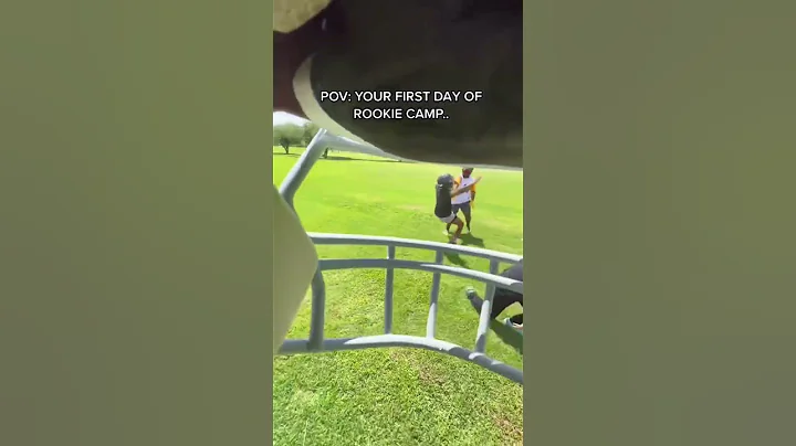 FIRST DAY OF ROOKIE CAMP  AARON DONALD WILD #footb...