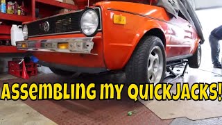 Assembling the Quickjack 5000 series auto lift!