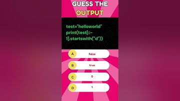 Can you guess the Output ! Python Quiz -Strings9 #shorts