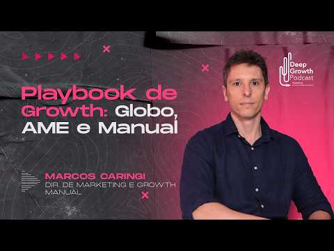 Playbook de Growth: Globo, AME e Manual | Marcos Caringi, Dir. Mkt & Growth Manual - Deep Growth#109