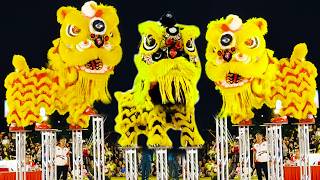 Múa Lân Trung Thu Hay Nhất 2026 thi Lân nhảy Mai Hoa Thung tại Giải LSR Quy Nhơn Gia Lai