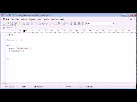 Beginner PHP Tutorial 25 while Loop