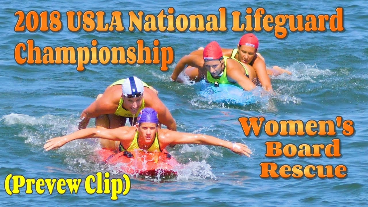 2018 USLA National Lifeguard Championships / Women's Board Rescue Prelim