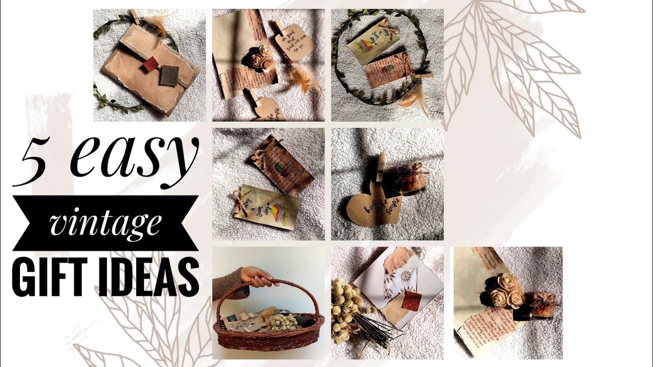 5 easy vintage gift ideas | vintage DIY
