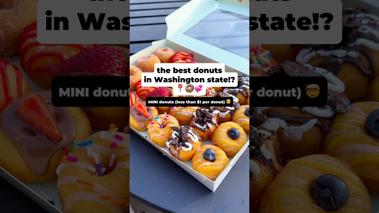 a secret DONUT SHOP next to seattle!? 🤯🍩