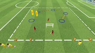 Passspiel - Fussball-Brennball screenshot 3