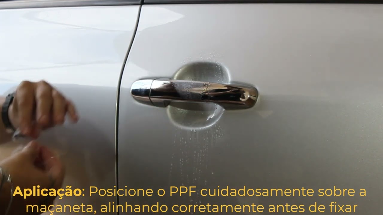 Instalação do Protetor de Maçaneta PPF