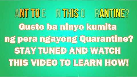 How to Earn Money this Quarantine through Forsage  (TAGALOG)