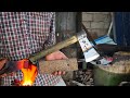 AMAZING TECHNIQUE OF HOW TO MAKE A SUPER STRONG AXE WITHOUT DRIFTING THE EYE