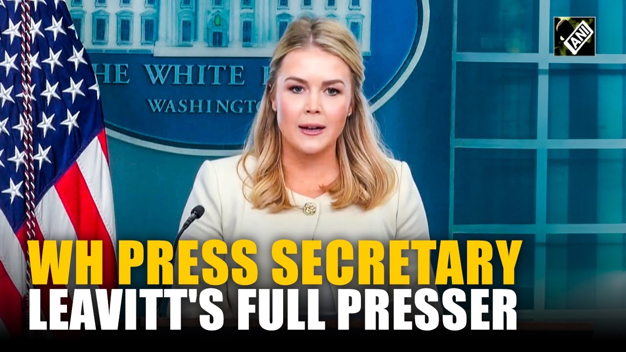 White House Press Secretary Karoline Leavitt presser, takes multiple questions from reporters