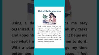 Part 98 using daily planner