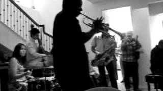 Wynton Marsalis playing the piano.