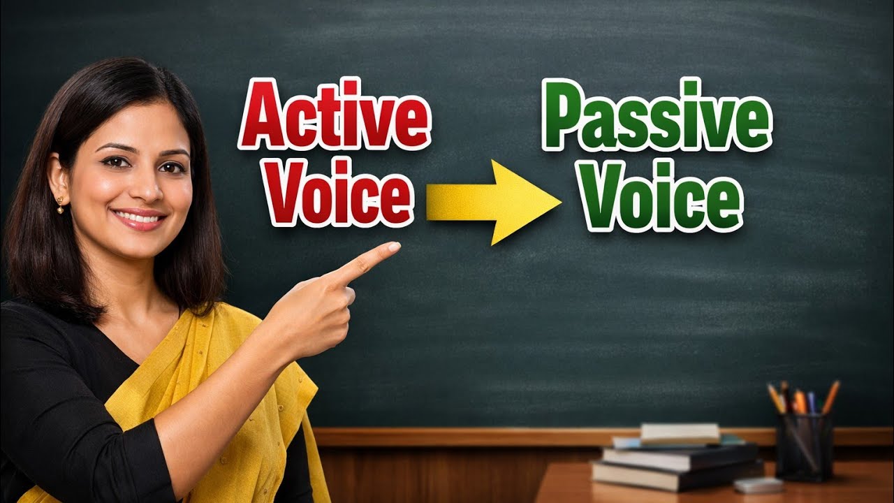 Active Passive Voice Rules |आसान Trickसे सीखें | English Grammar in Hindi