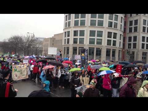 MARCH FOR LIFE 2012; HUNDREDS OF THOUSANDS of Pro-life Marchers!
