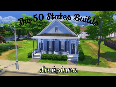 50 States Builds: Louisiana | The Sims 4 Speed Build