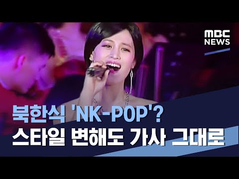 북한식 &amp;#39;<strong>NK</strong>-POP&amp;#39;? 스타일 변해도 가사는 그대로 (2022.08.13/통일전망대/MBC)