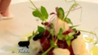 Marinated Red Tuna טונה אדומה במרינדה בתוספת קימצ׳י של קולורבי
