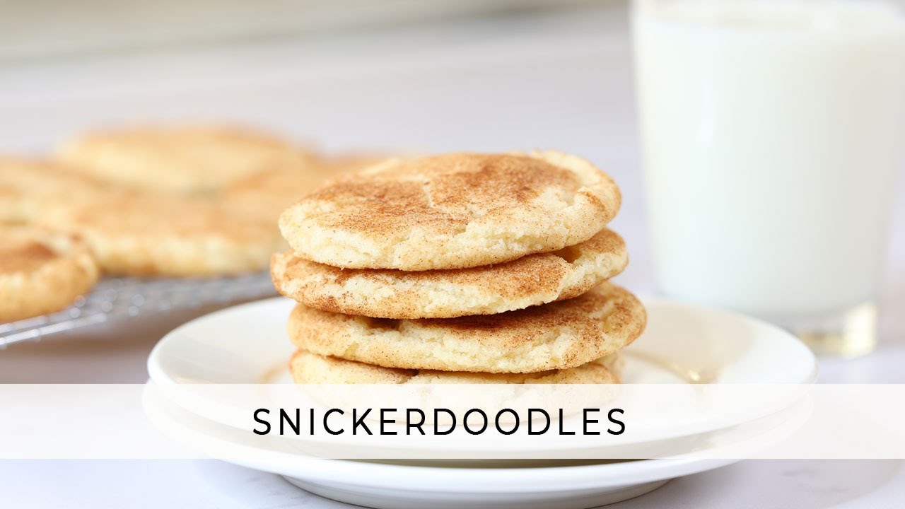 Snickerdoodle Cookies Recipe | Soft Chewy Cinnamon Sugar Cookies - YouTube