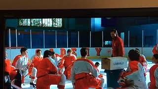 D3 the mighty ducks coach Orion gives the mighty ducks uniforms back