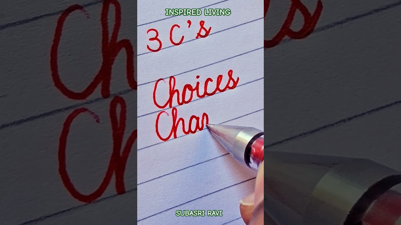 3 C's | Inspired Living |Cursive handwriting #handwritingimprovement #letterformation #speedwriting