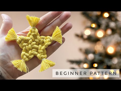 DIY MACRAME | Star Ornament