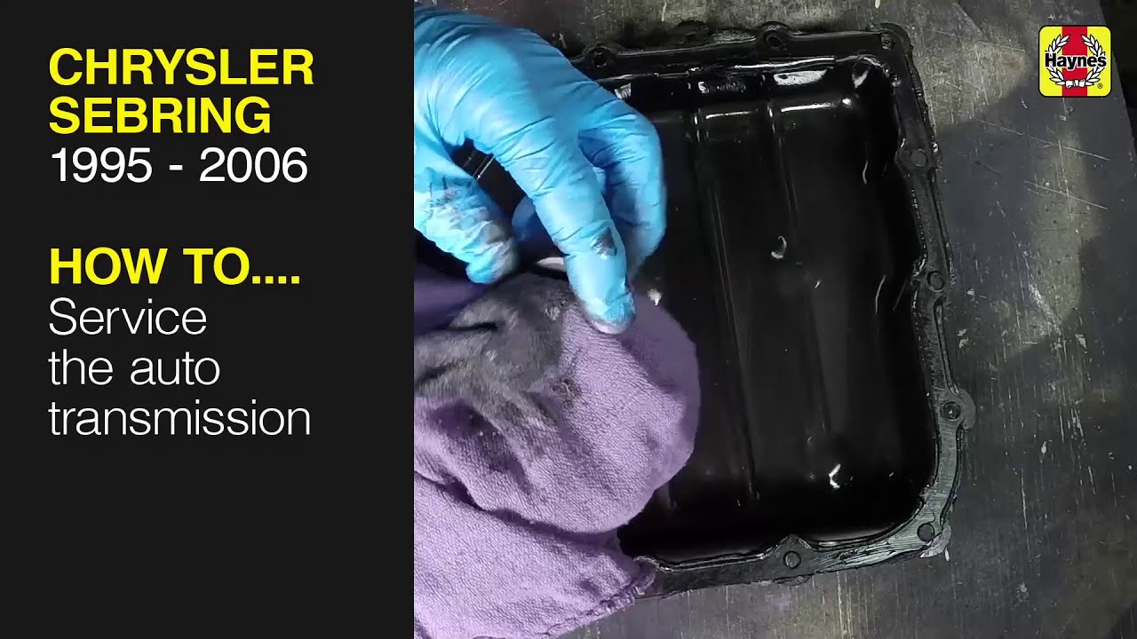 How to Service the auto transmission on the Chrysler Sebring 1995