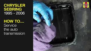 Match Highlights How to Service the auto transmission on the Chrysler Sebring 1995 - 2006