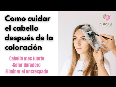 What does hair need after coloring it?