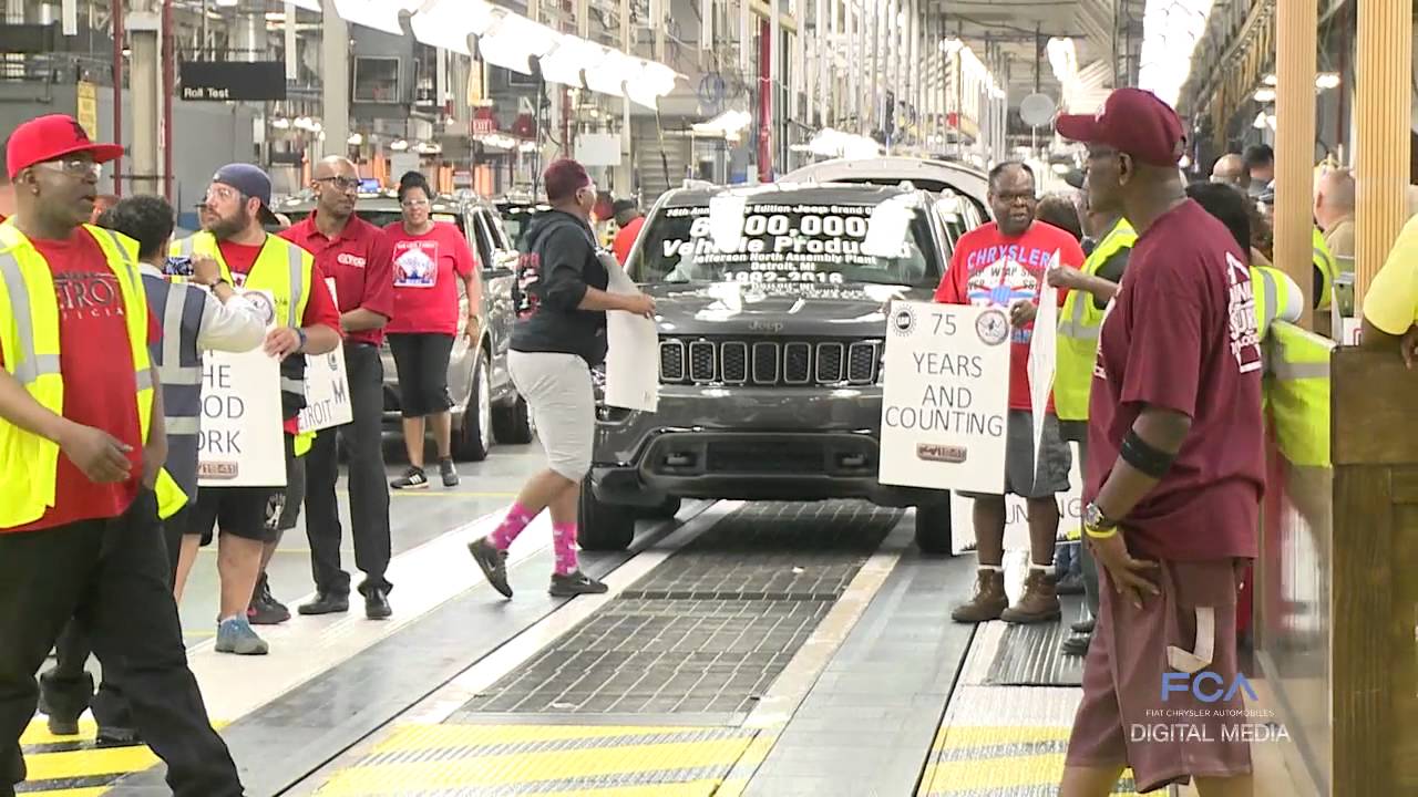 6 Millionth vehicle built at Jefferson North Plant: Jeep Grand Cherokee